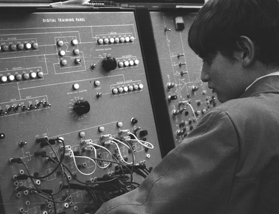 Roger Silber and diital logic trainer